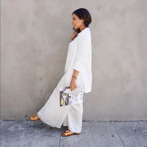 ELLE A. | off-white satin jumper